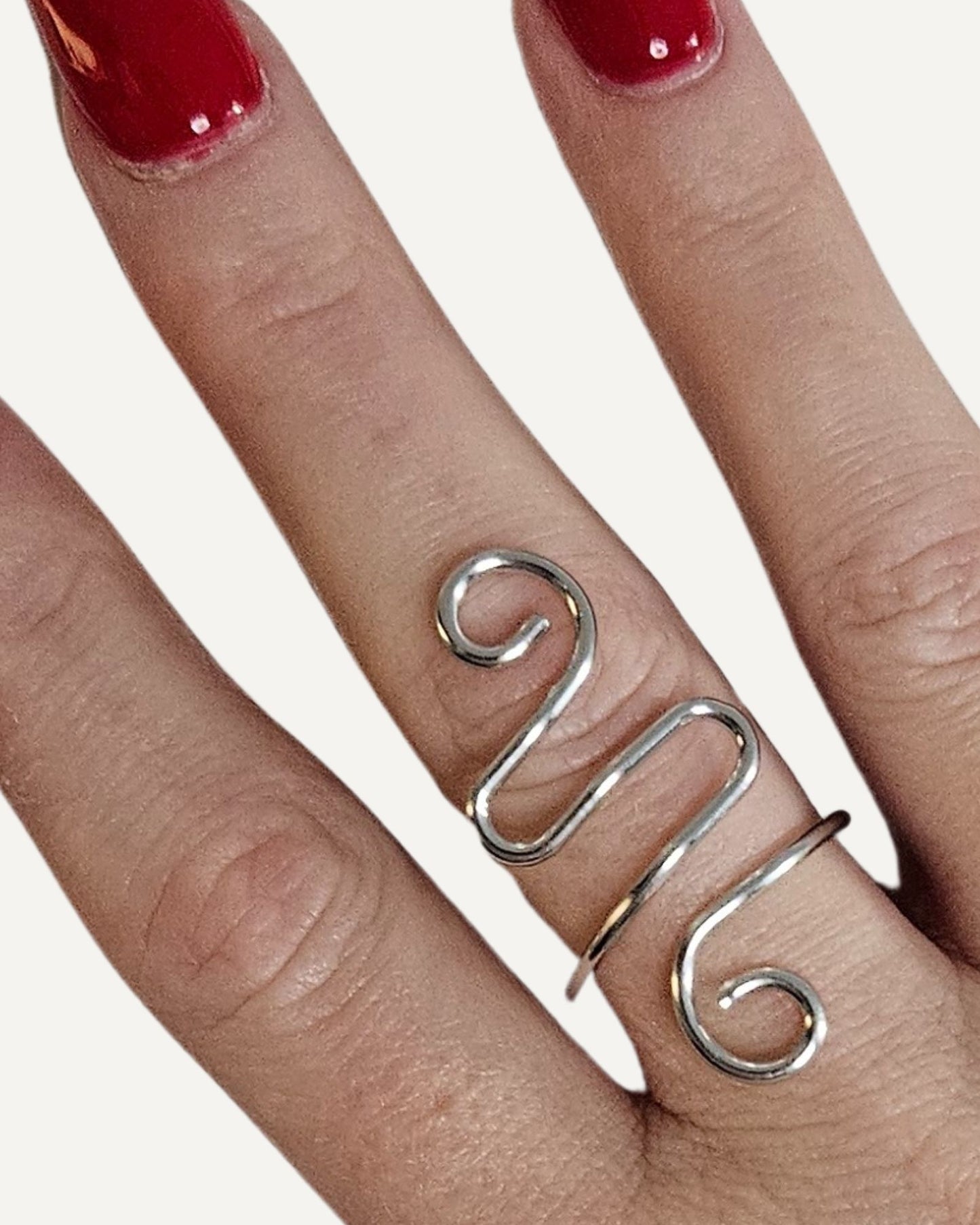 Prjóna og hekl hringur - Spiral garnaleiðari