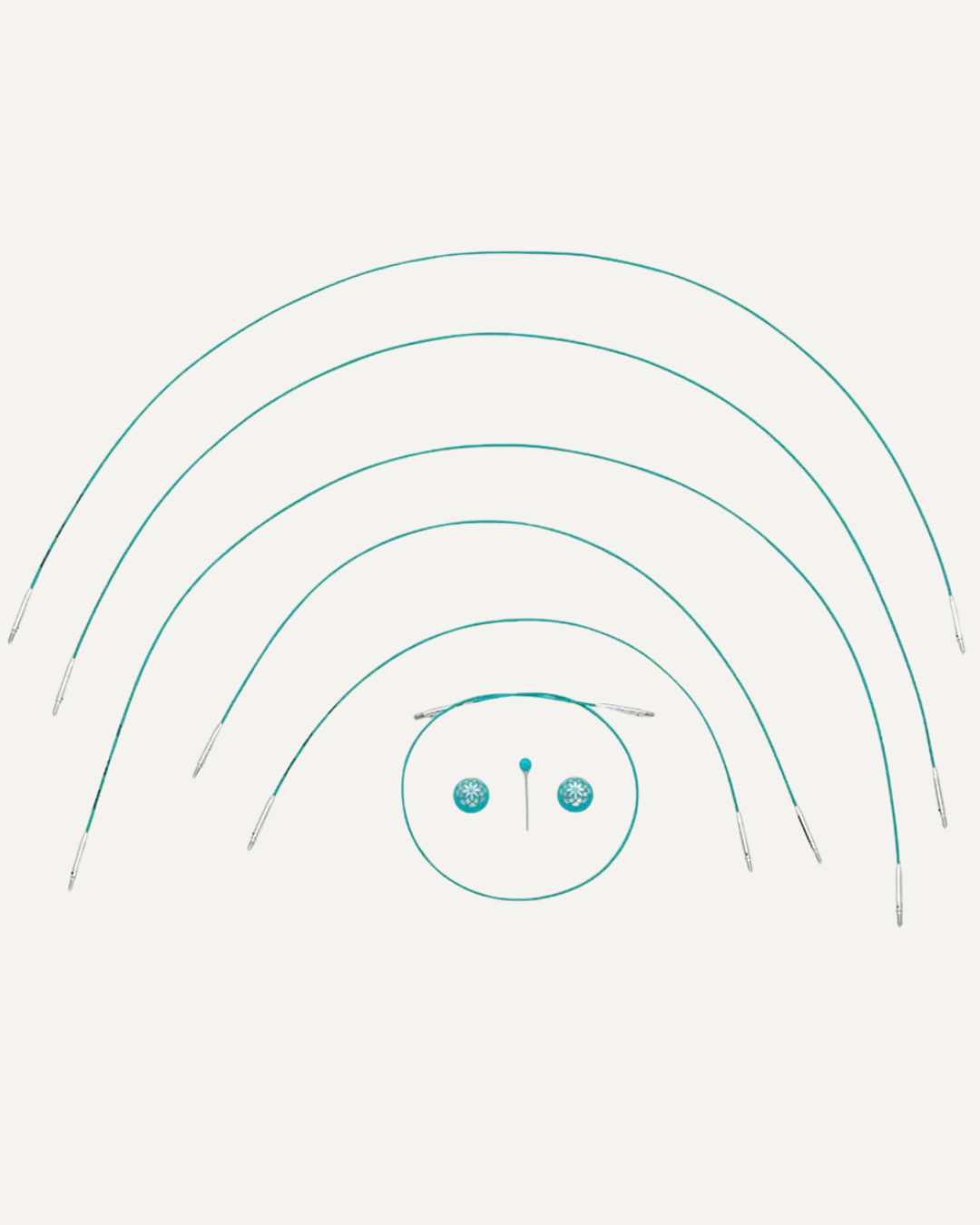 KnitPro Mindful Swivel 360° útskiptanlegar snúrur