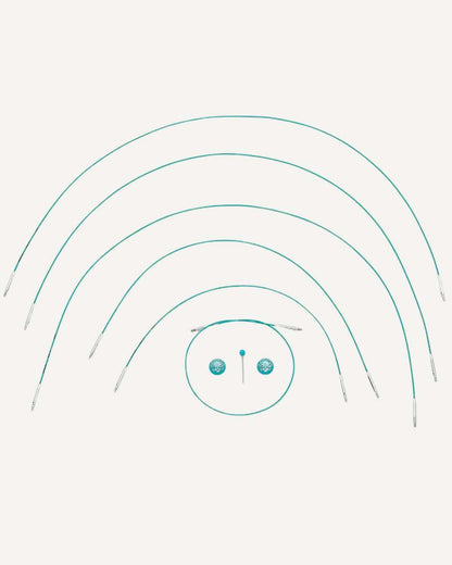 KnitPro Mindful Swivel 360° útskiptanlegar snúrur
