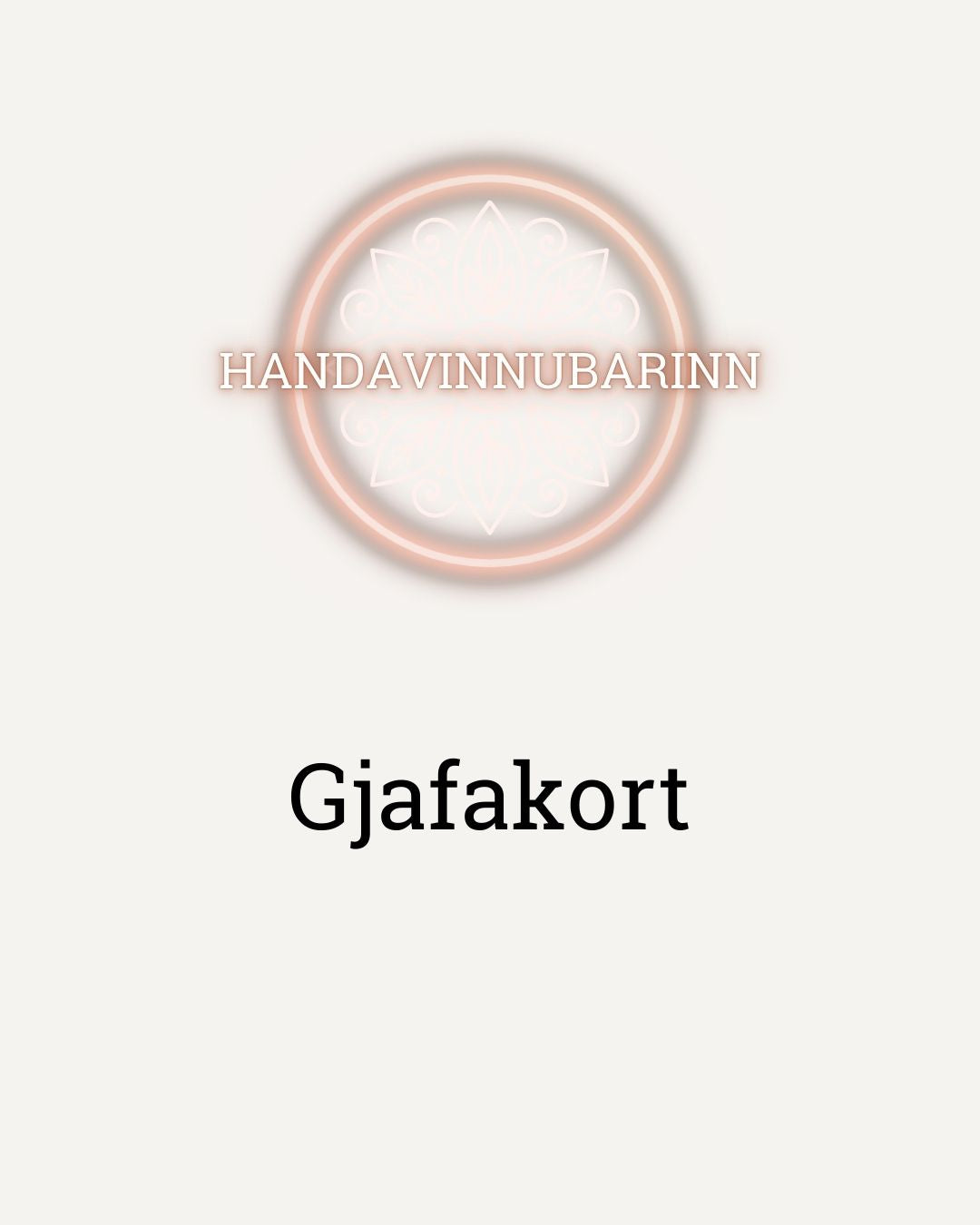 Gjafakort