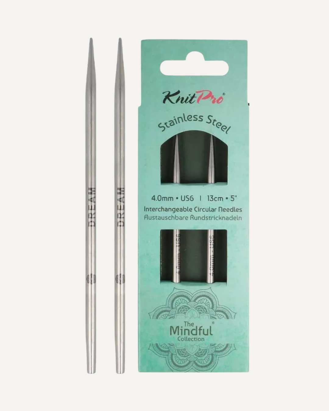 KnitPro Mindful 13cm útskiptanlegir prjónar