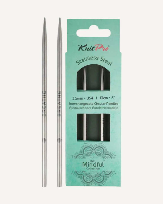 KnitPro Mindful 13cm útskiptanlegir prjónar
