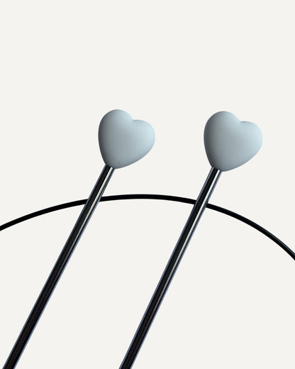 Hjarta prjónastopparar