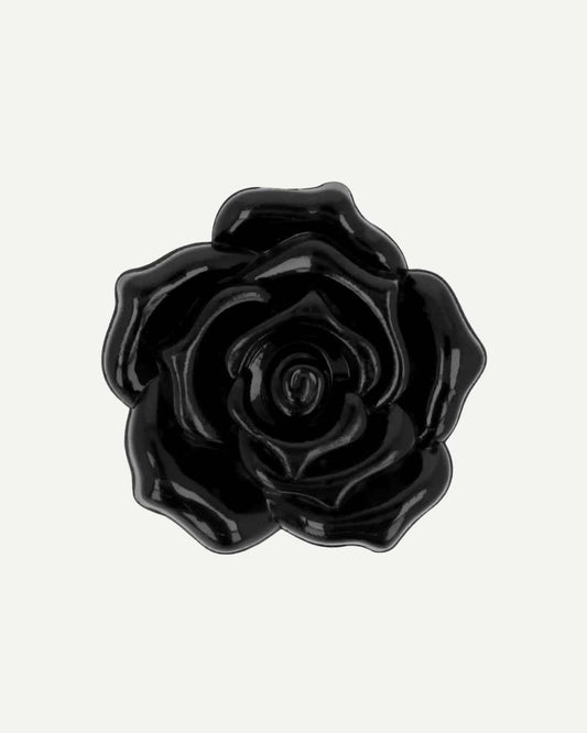 Svört rósatala 3,5cm