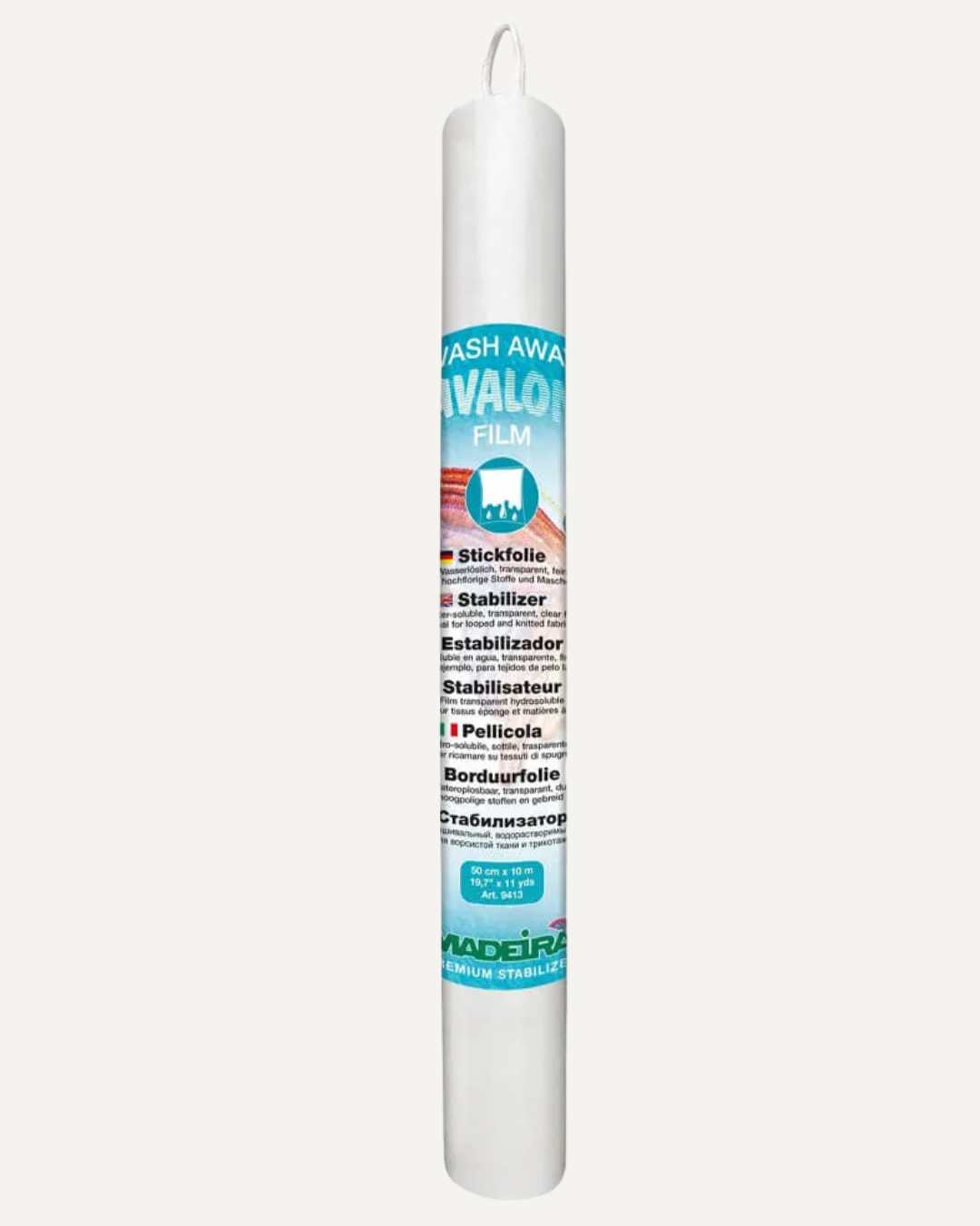Vatnsleysanleg stuðningsfilma fyrir útsaum 0.50x1M