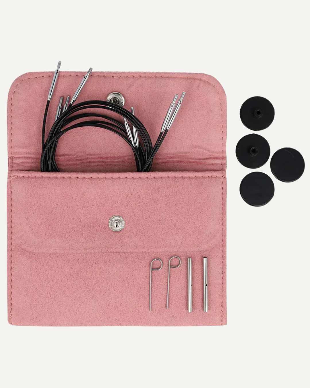 KnitPro sett með útskiptanlegum snúrum
