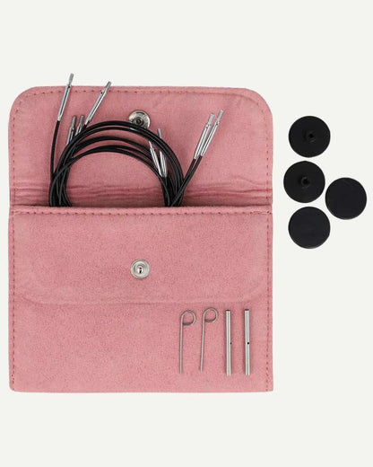 KnitPro sett með útskiptanlegum snúrum